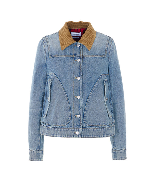[Alexander McQueen] Denim Jacket SS26 852182QMAD04383