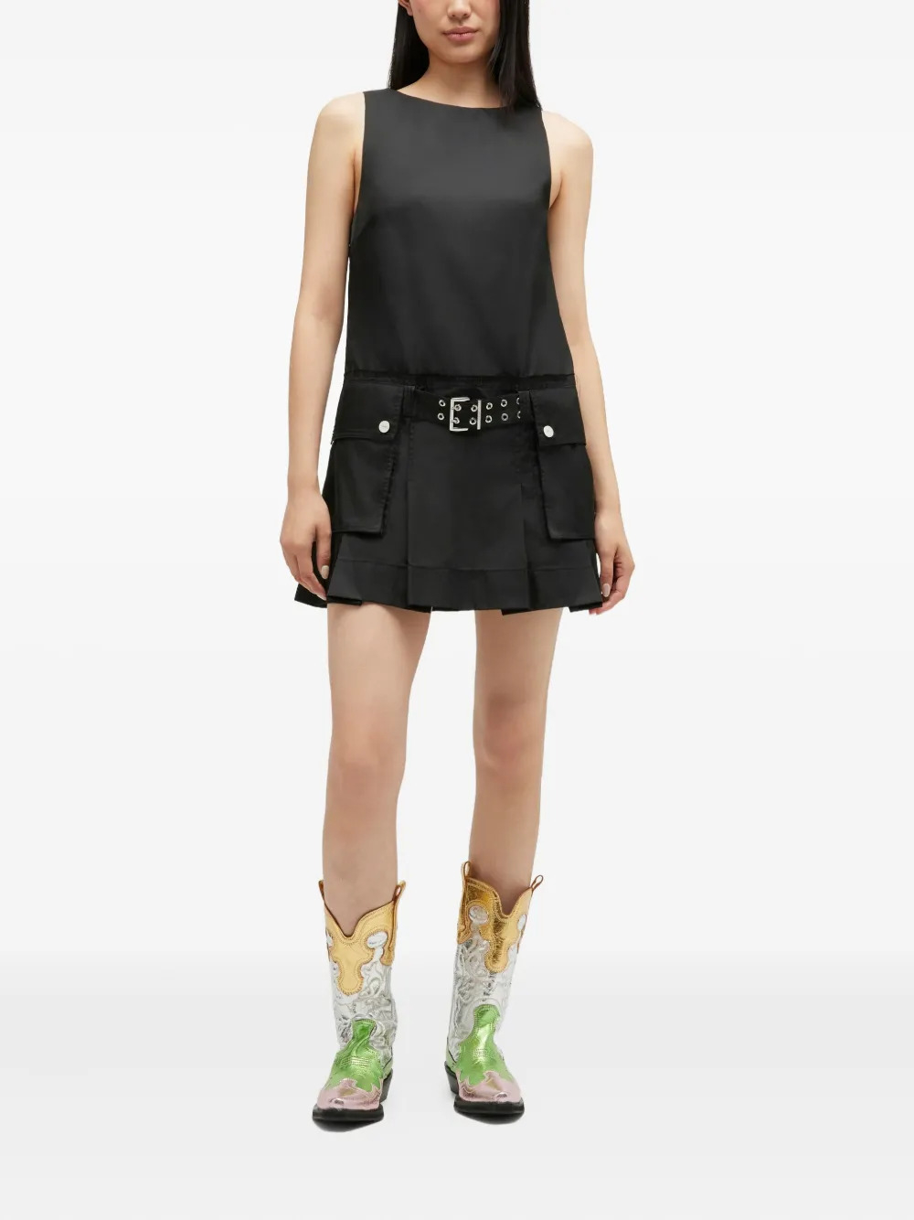 [GANNI] Sleeveless dress SS26 A1030167099