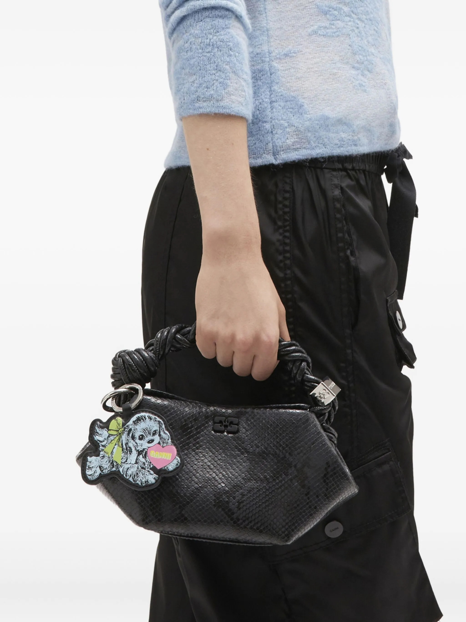 [GANNI] Keyring FW25 A7059646