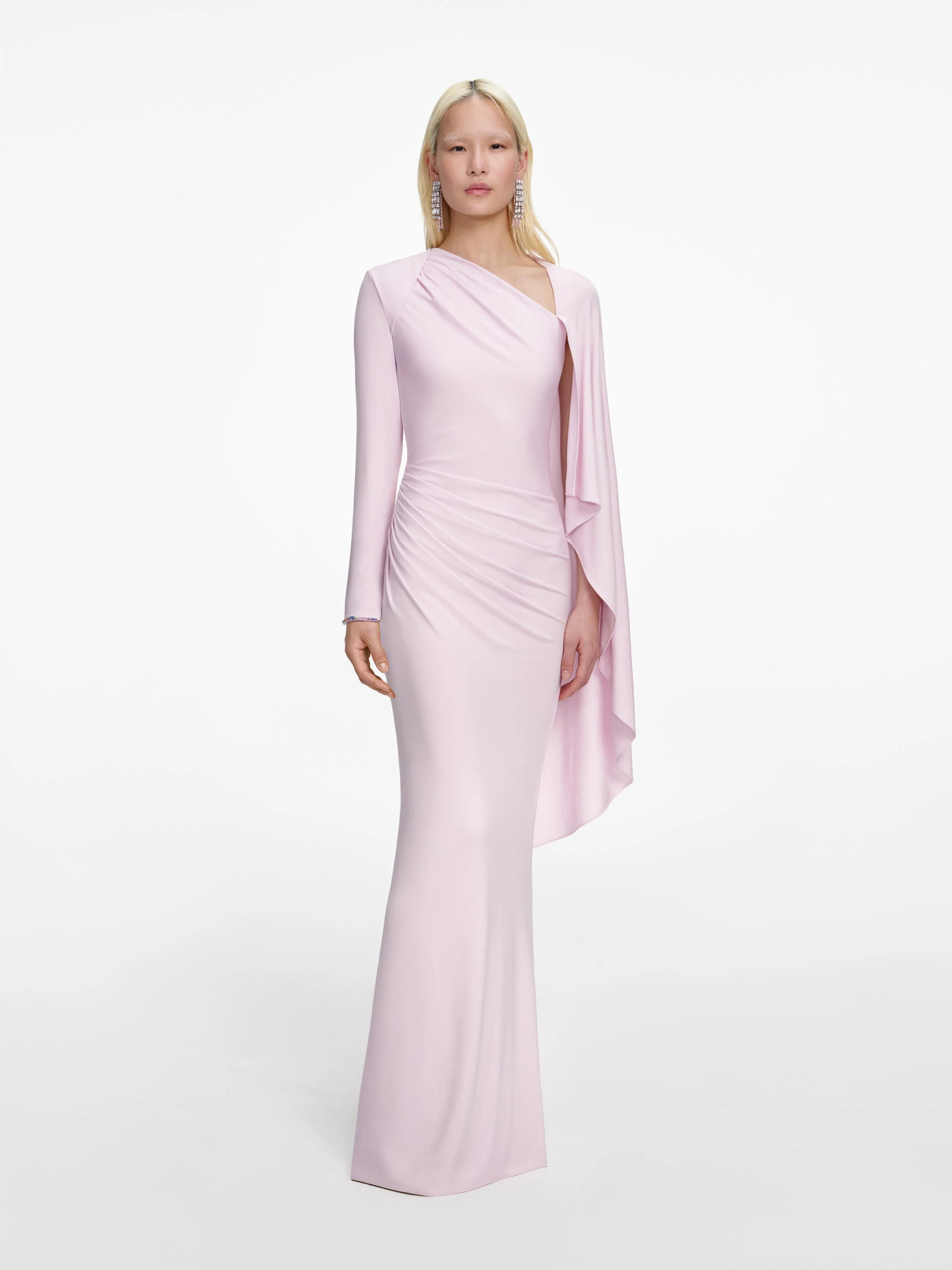 [SELF PORTRAIT] Long sleeve dress SS26 RS26505XPPINK
