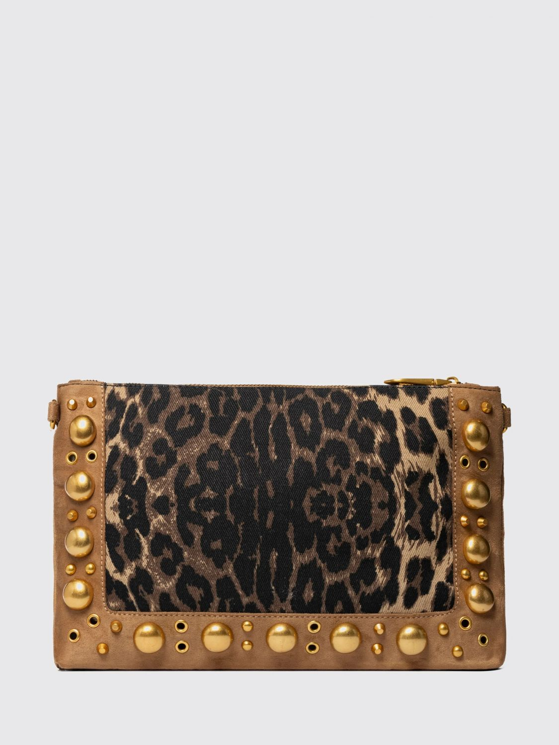 [SECRET PON-PON] Shoulder bag SS26 TATIANA POUCH Leopard Tan