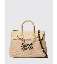 [SECRET PON-PON] Bag SS26 VICTORIA M STRAW Natural