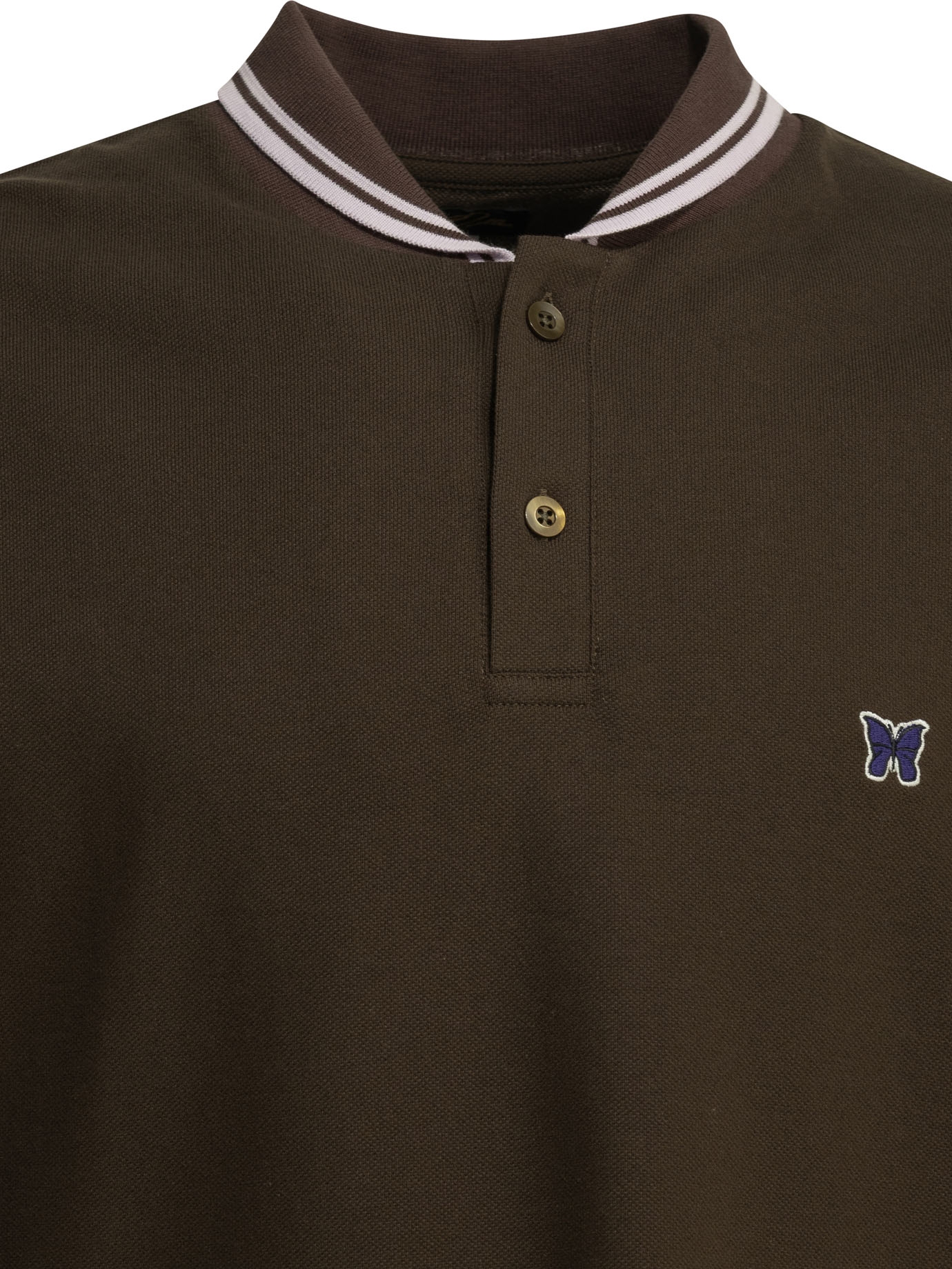 [Needles] T-shirts Short Sleeve SS26 SX441C-Brown