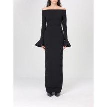 [Solace London] Long sleeve dress SS26 OS46053 BLACK