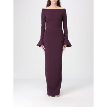 [Solace London] Long sleeve dress SS26 OS46053 PLUM