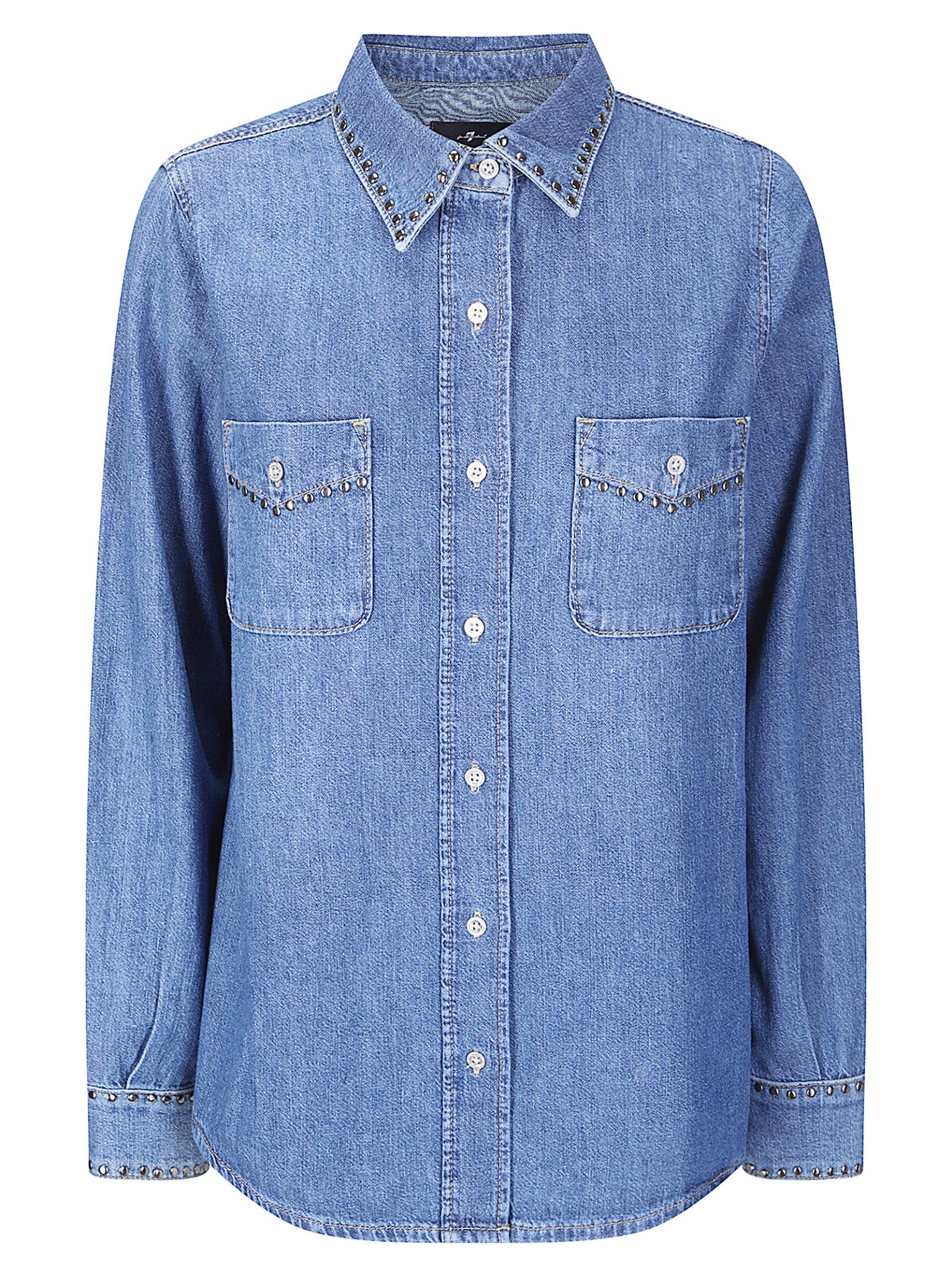[7 FOR ALL MANKIND] Shirts Long Sleeve SS26 7U84TC21 21C