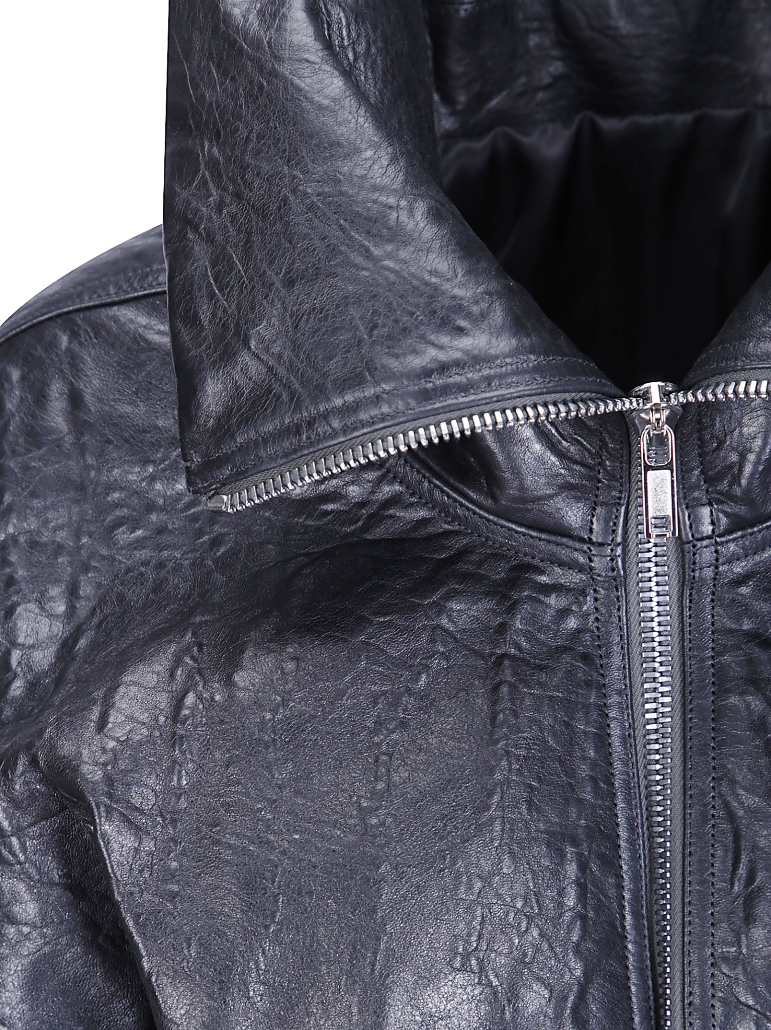 [Rick Owens] Leather Jacket FW26 RP02F5714 09