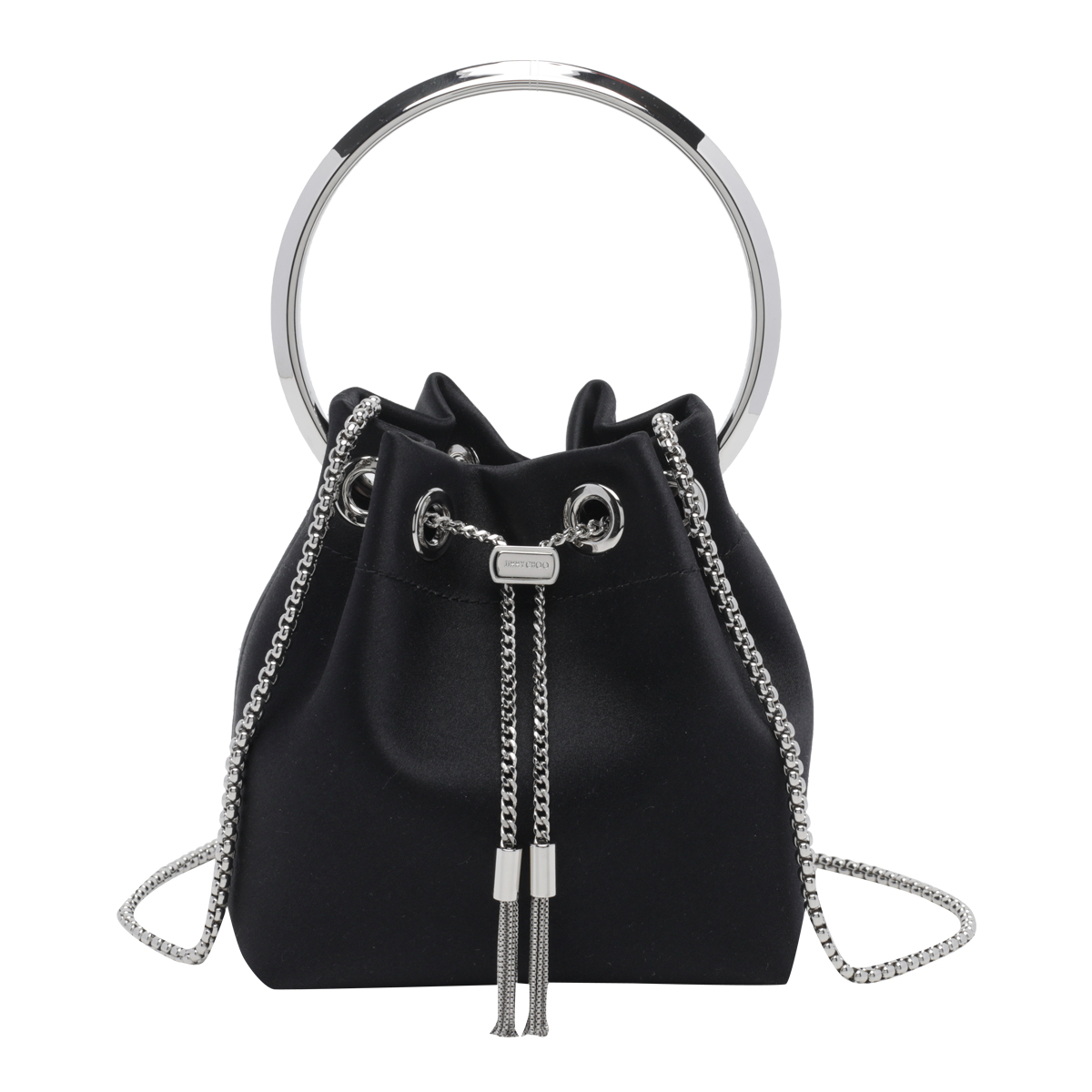 [Jimmy Choo] Tote bag FW26 BON BONFUQBLACK/SILVER