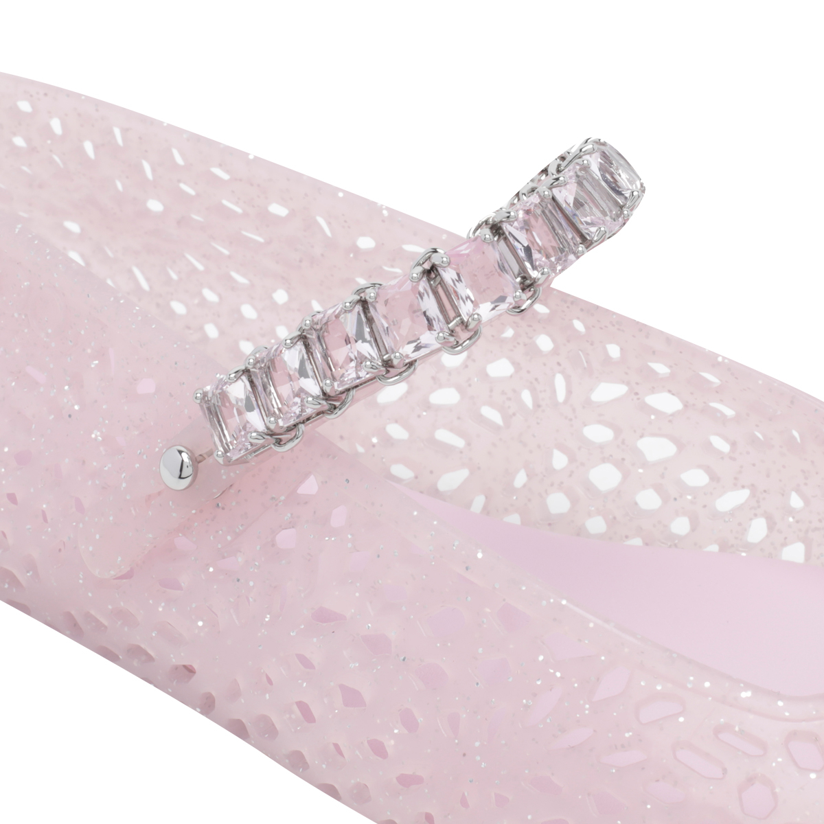 [Jimmy Choo] Flat shoes FW26 THE JELLYNTXCOTTON CANDY