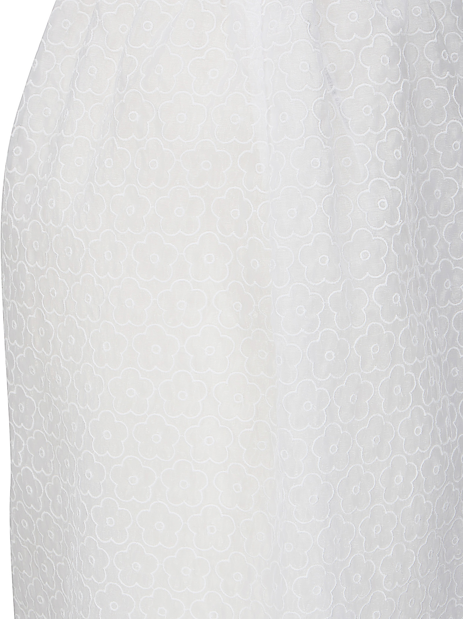 [Cecilie Bahnsen] Long skirt SS26 126RTW17013 WHITE