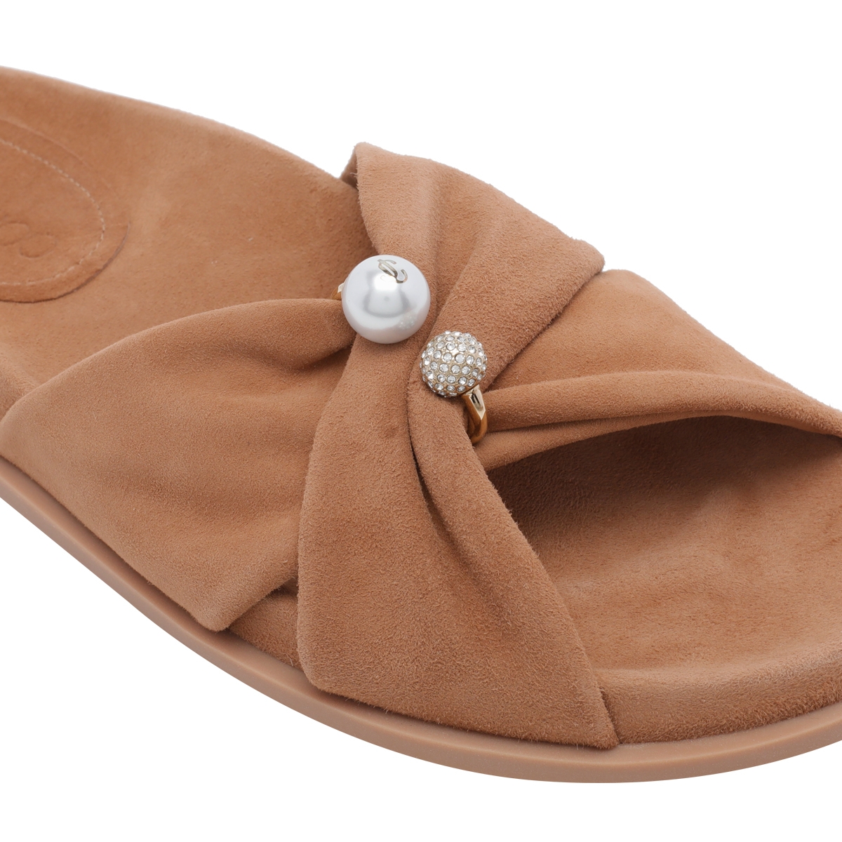 [Jimmy Choo] Sandals FW26 RAFI FLATSUETOFFEE
