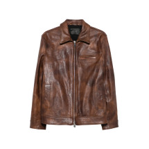 [Dondup] Leather Jacket FW26 JU025 XXX 737