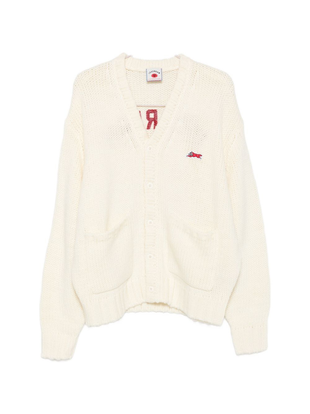[ICECREAM] Cardigan FW26 ICKN26226ECRU