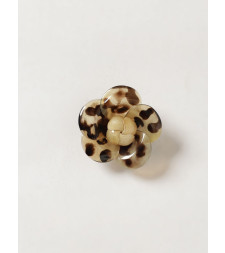 [ALLUJEWELS] Brooch SS26 SPILLE FIORE CORNO UNICO