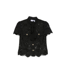 [Self-portrait] Blouse FW26 PF26-111T-B  BLACK