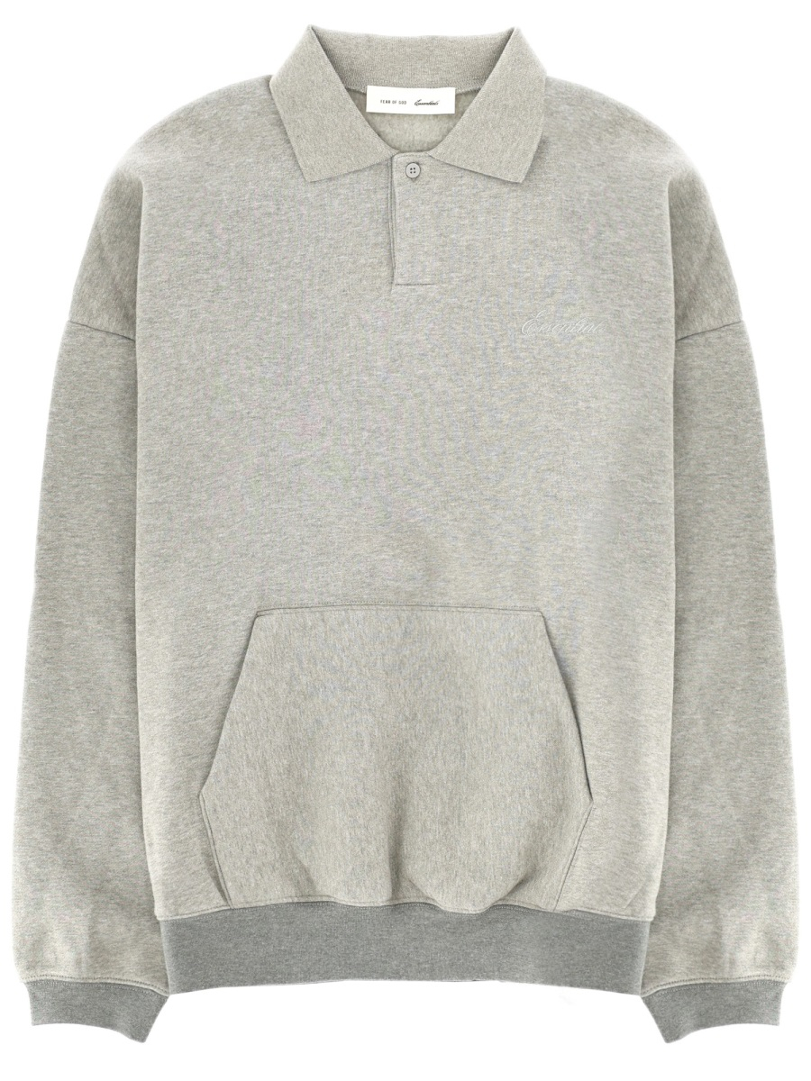[Fear Of God Essentials] Sweatshirt SS26 192SP264373F_CONCRETEHEATHER