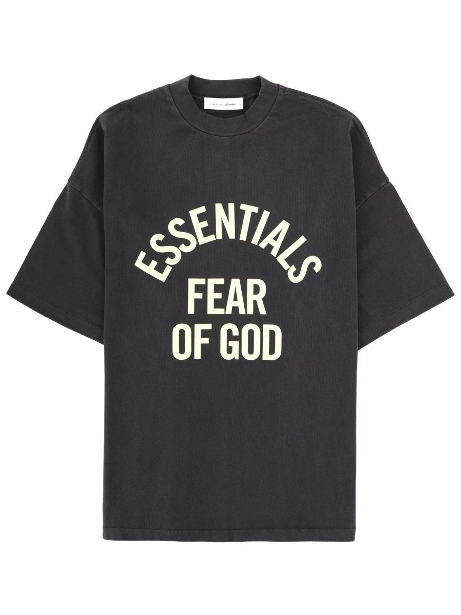 [Fear Of God Essentials] T-shirts Short Sleeve SS26 125SP262001F_FADEDBLACK