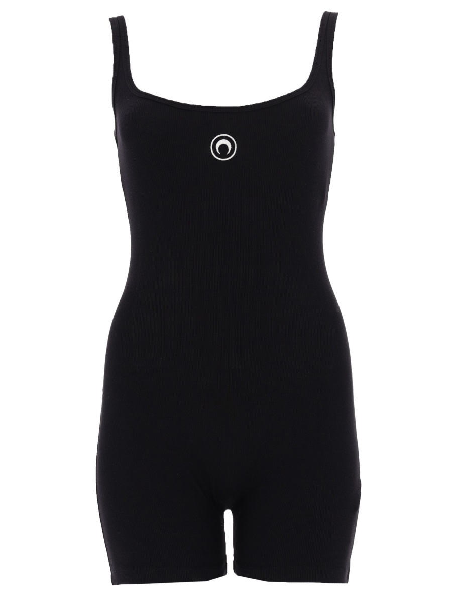 [MARINE SERRE] Jump suit SS26 WJS029A_CJER0011BK99