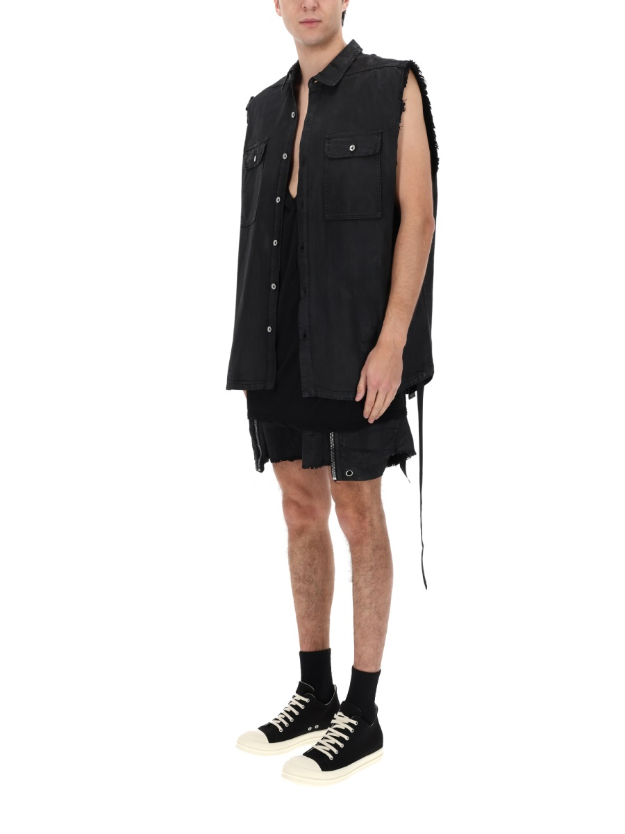 [RICK OWENS DRKSHDW] Vest SS26 DU01F4764_DBK09
