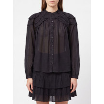 [Isabel Marant Etoile] Shirts Long Sleeve FW26 HT0681FBB3J04E 01BK