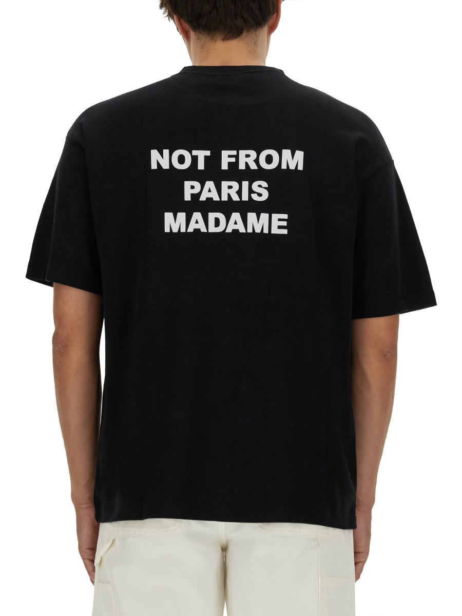[DROLE DE MONSIEUR] T-shirts Short Sleeve FW26 TS203_CO002BLACK