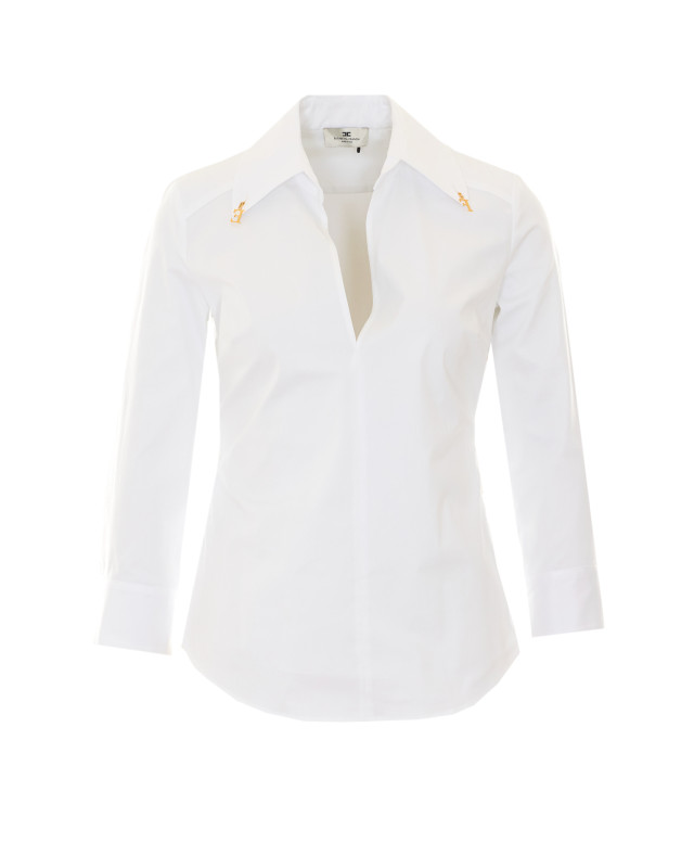 [ELISABETTA FRANCHI] Shirts Long Sleeve FW26 CA19366E2100