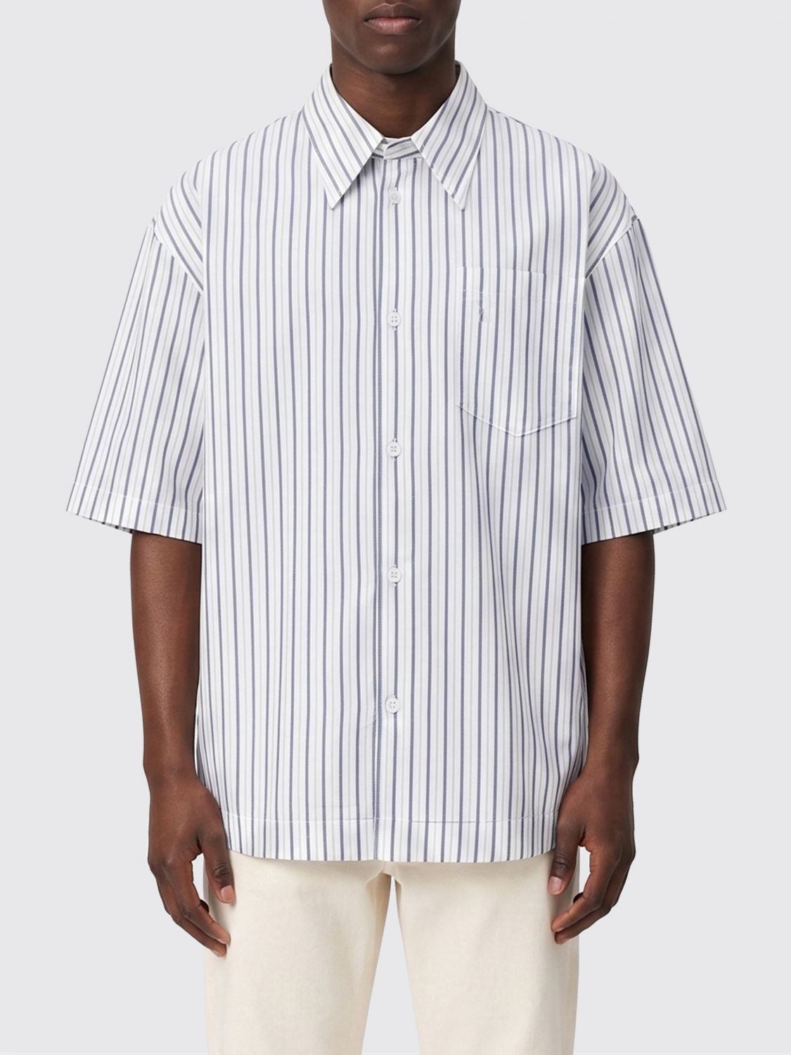 [Ami Paris] Shirts Short Sleeve SS26 USH809CO0220A 074