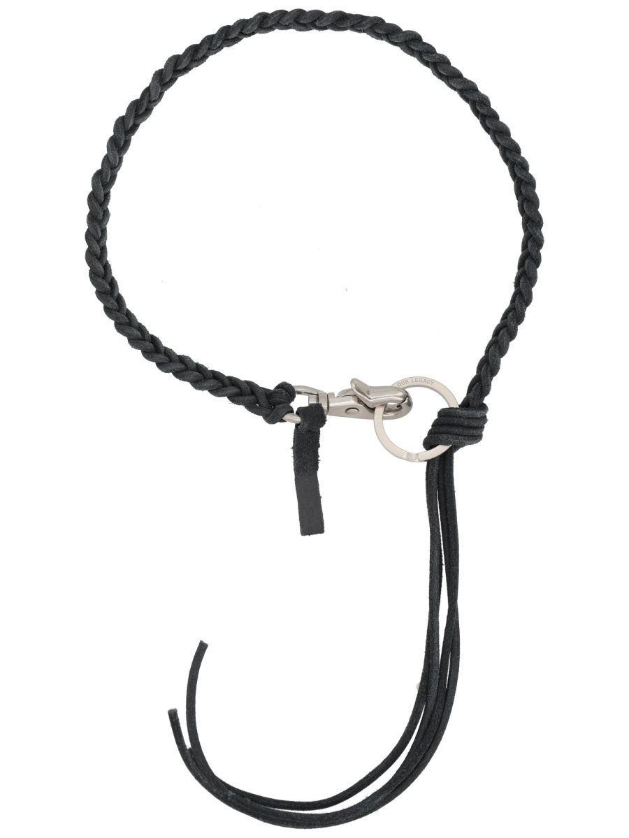 [Our Legacy] Necklace SS26 A2268LBL_BLACKLEATHER