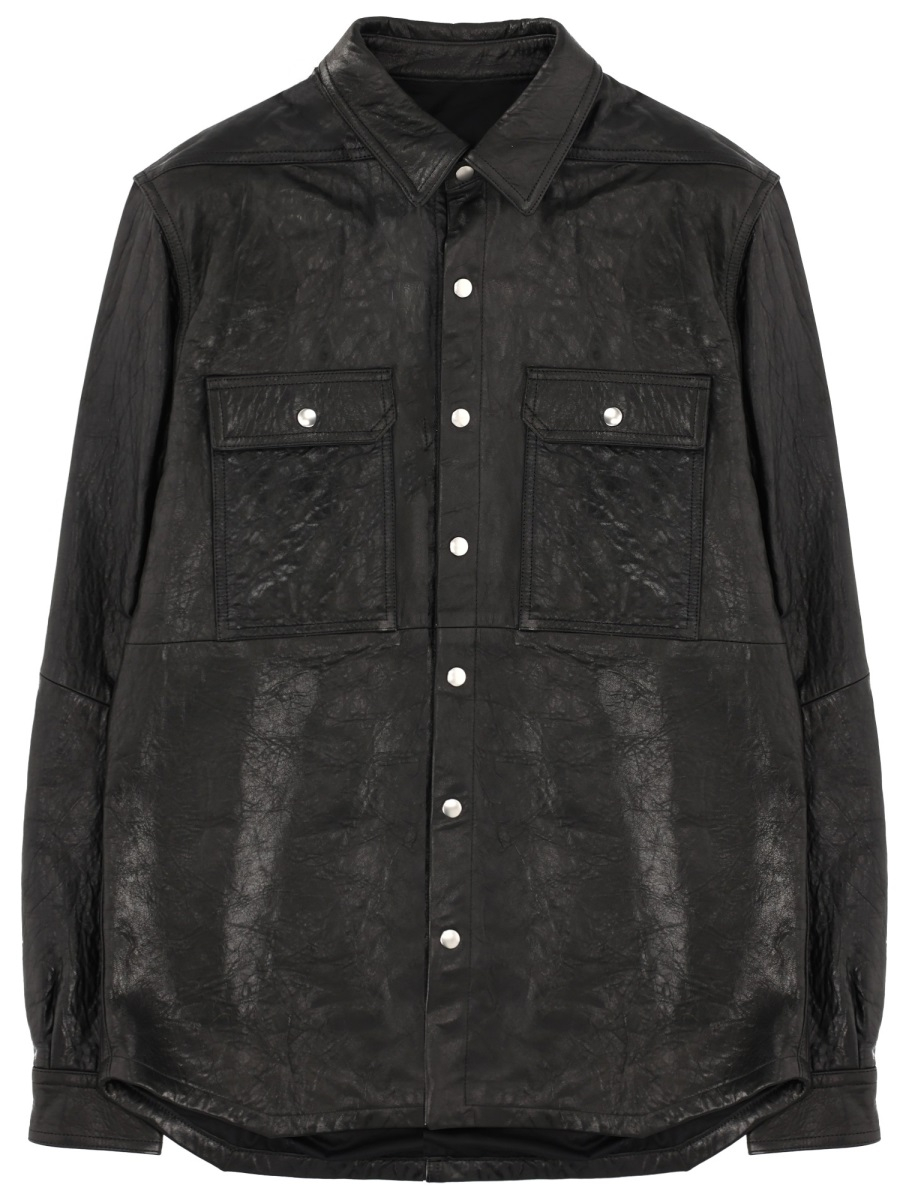 [Rick Owens] Leather Jacket SS26 RU01F2729_LBE09