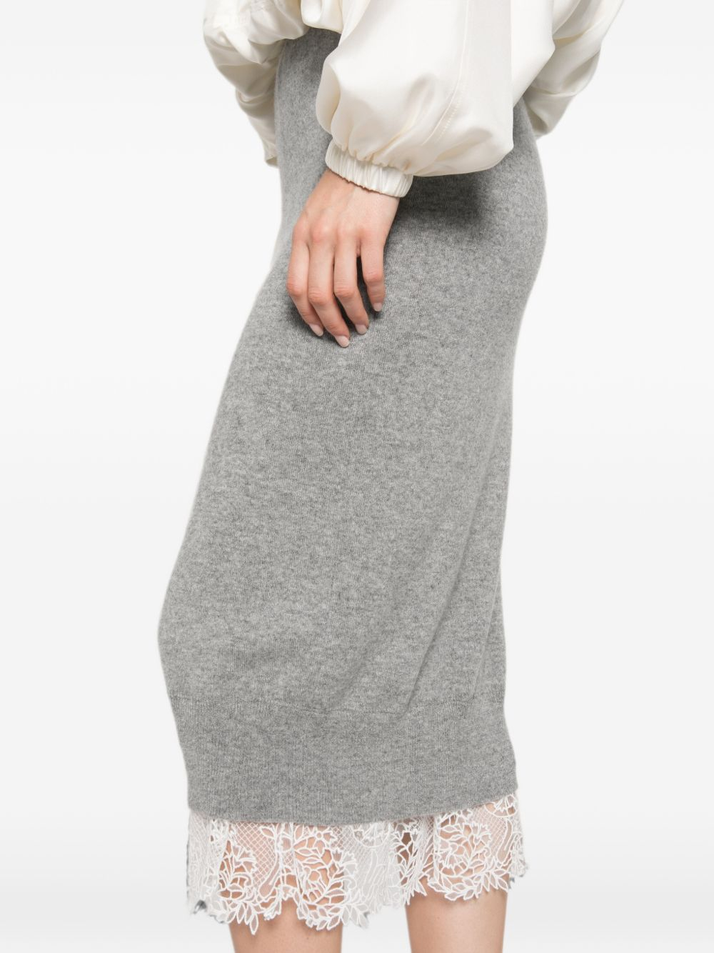 [Ermanno Scervino] Midi skirt FW26 D492O308APPYUN1704