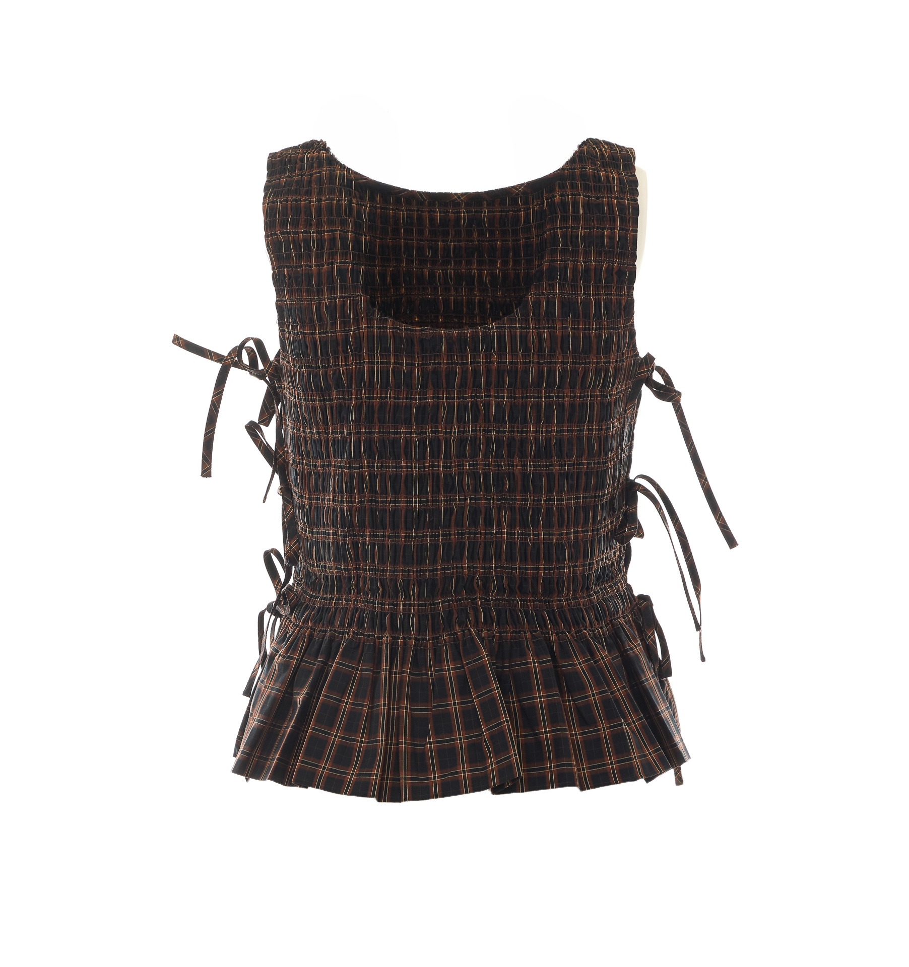 [GANNI] Tank top FW26 A1040421 ZX8