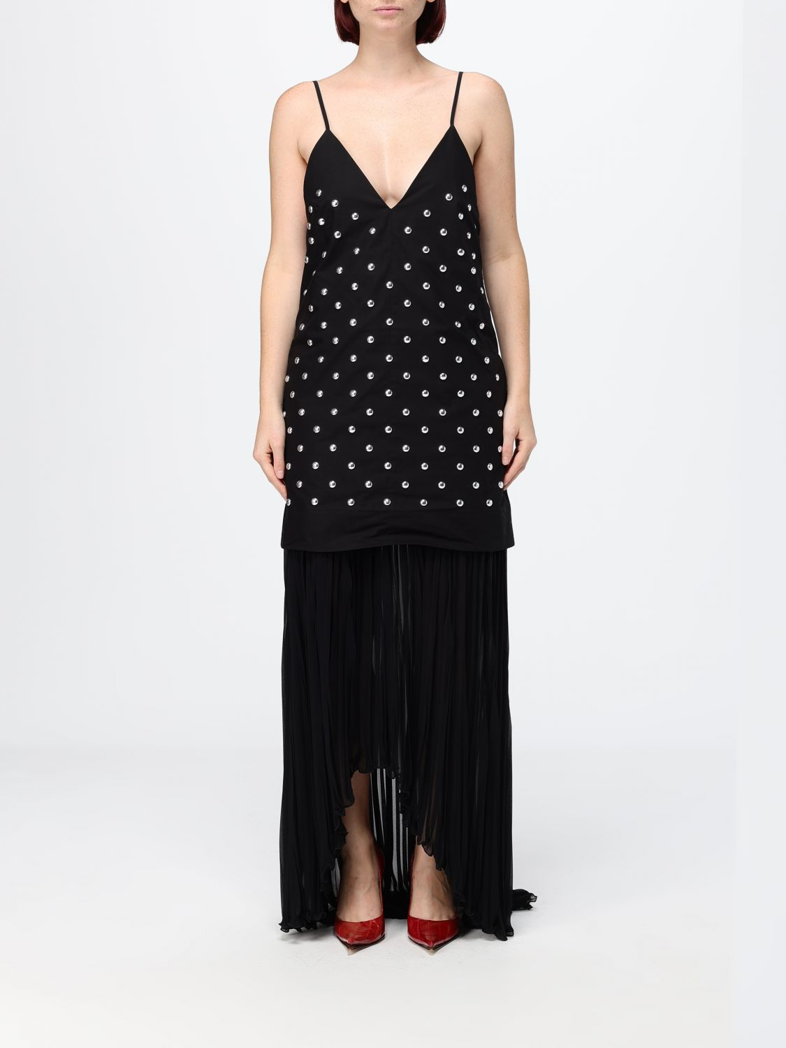 [MSGM] Sleeveless dress SS26 4042MDA26PX267112 BLACK