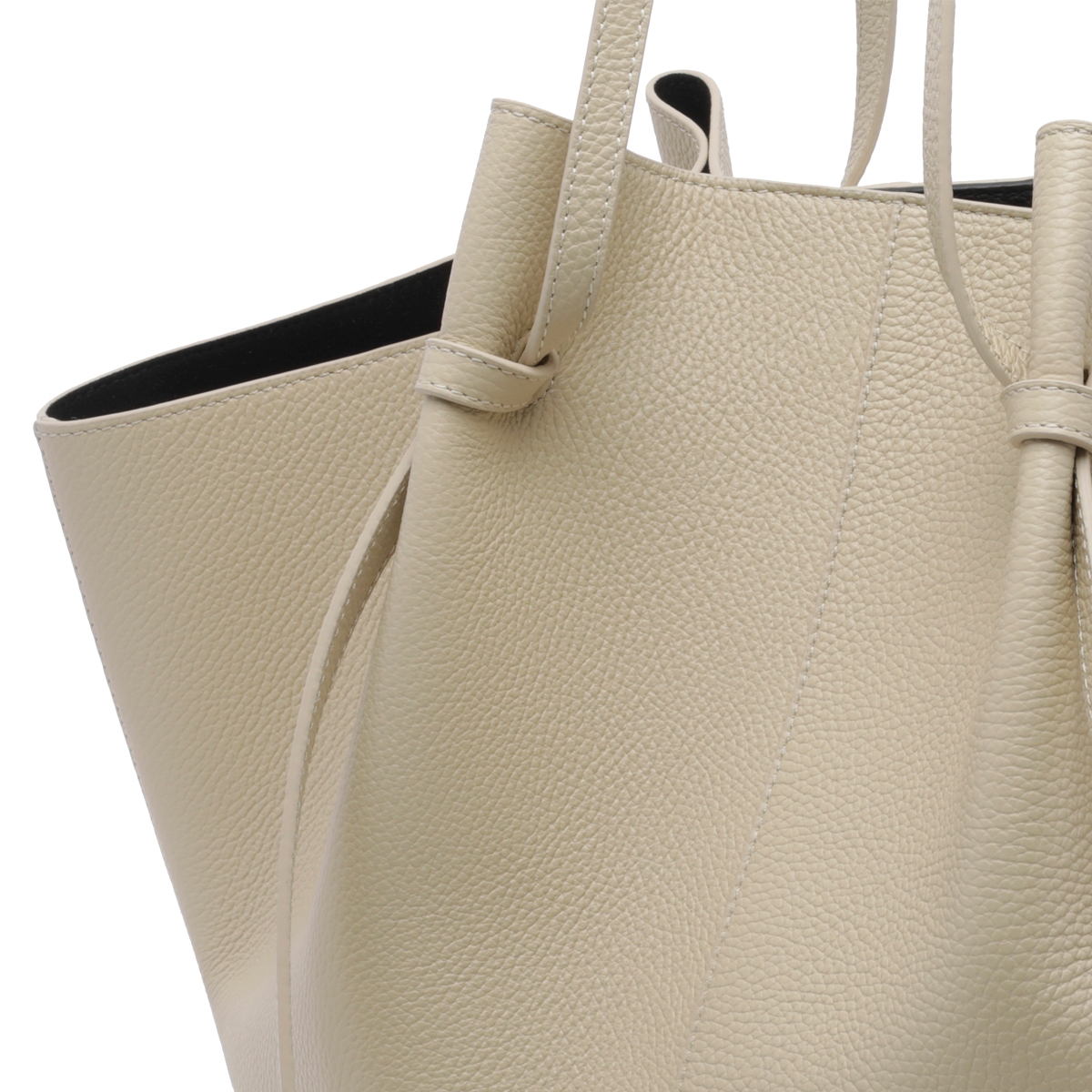 [YUZEFI] Shoulder bag FW26 LARGE MOCHIPEBBLE GRAIN LEATHERL066