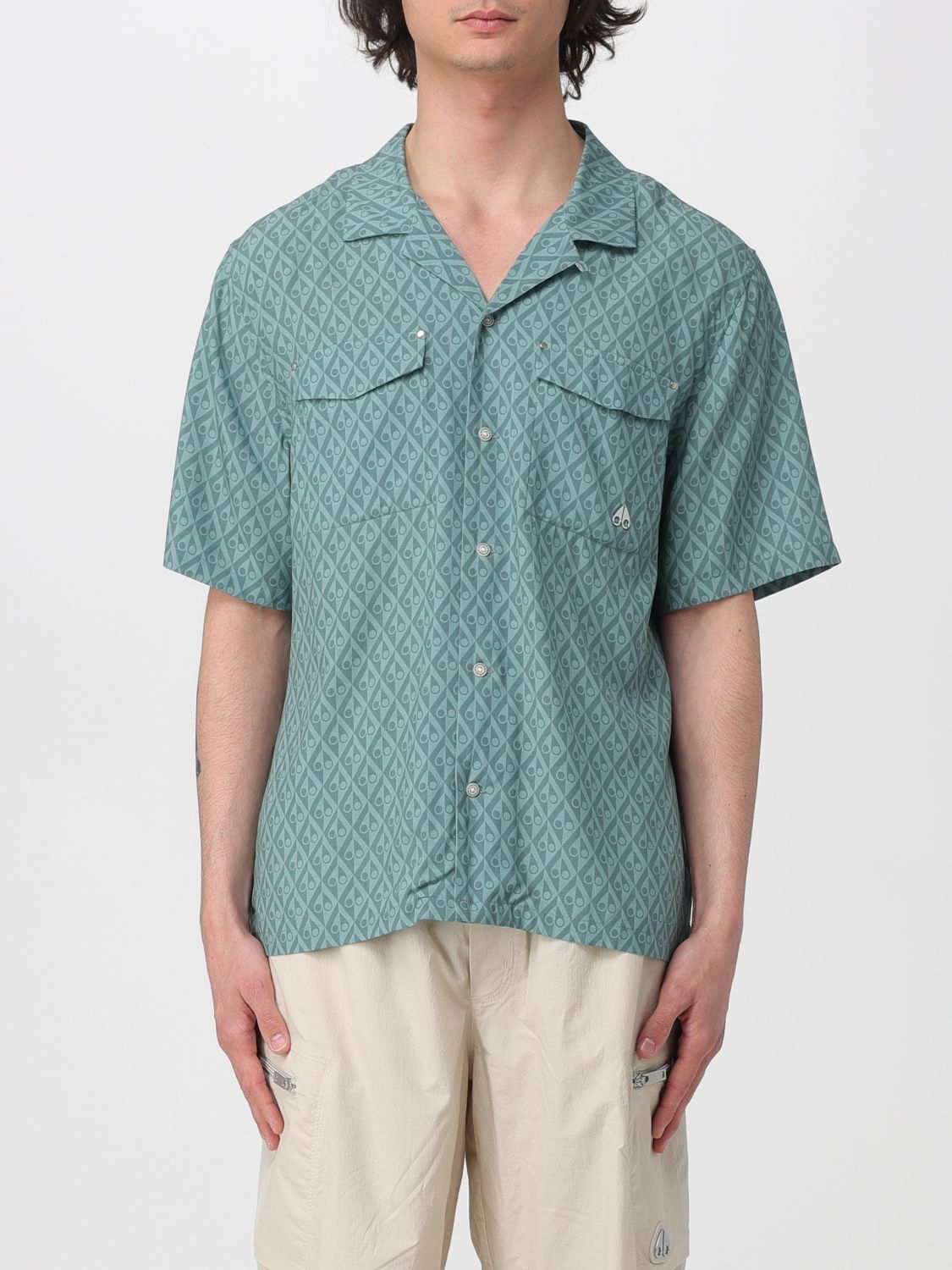 [Moose Knuckles] Shirts Short Sleeve SS26 M16MT718H 1909
