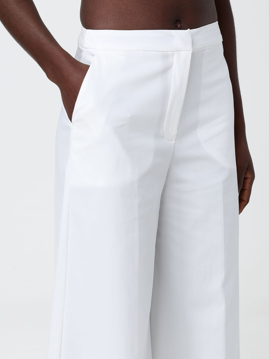 [HANITA] Trousers SS26 HP16574573 PANNA