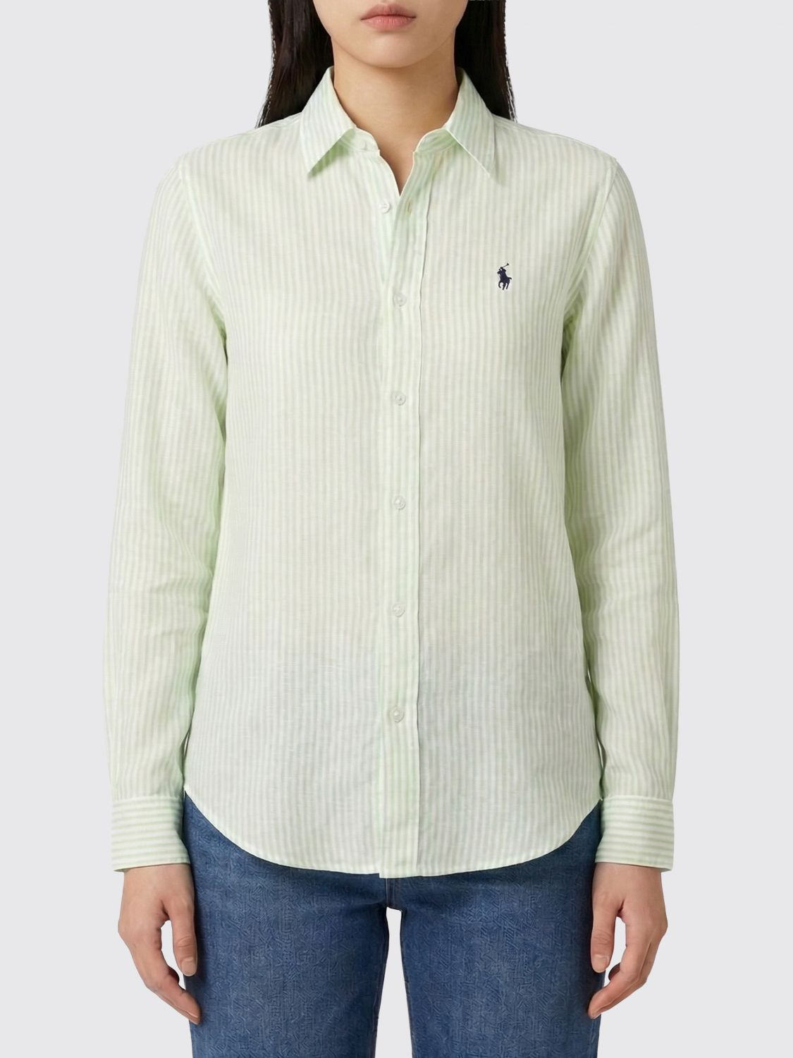 [Polo Ralph Lauren] Shirts Long Sleeve SS26 211A96158 001