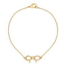 [Salvatore Ferragamo] Bracelet FW26 795054760981ORO/CRYSTAL