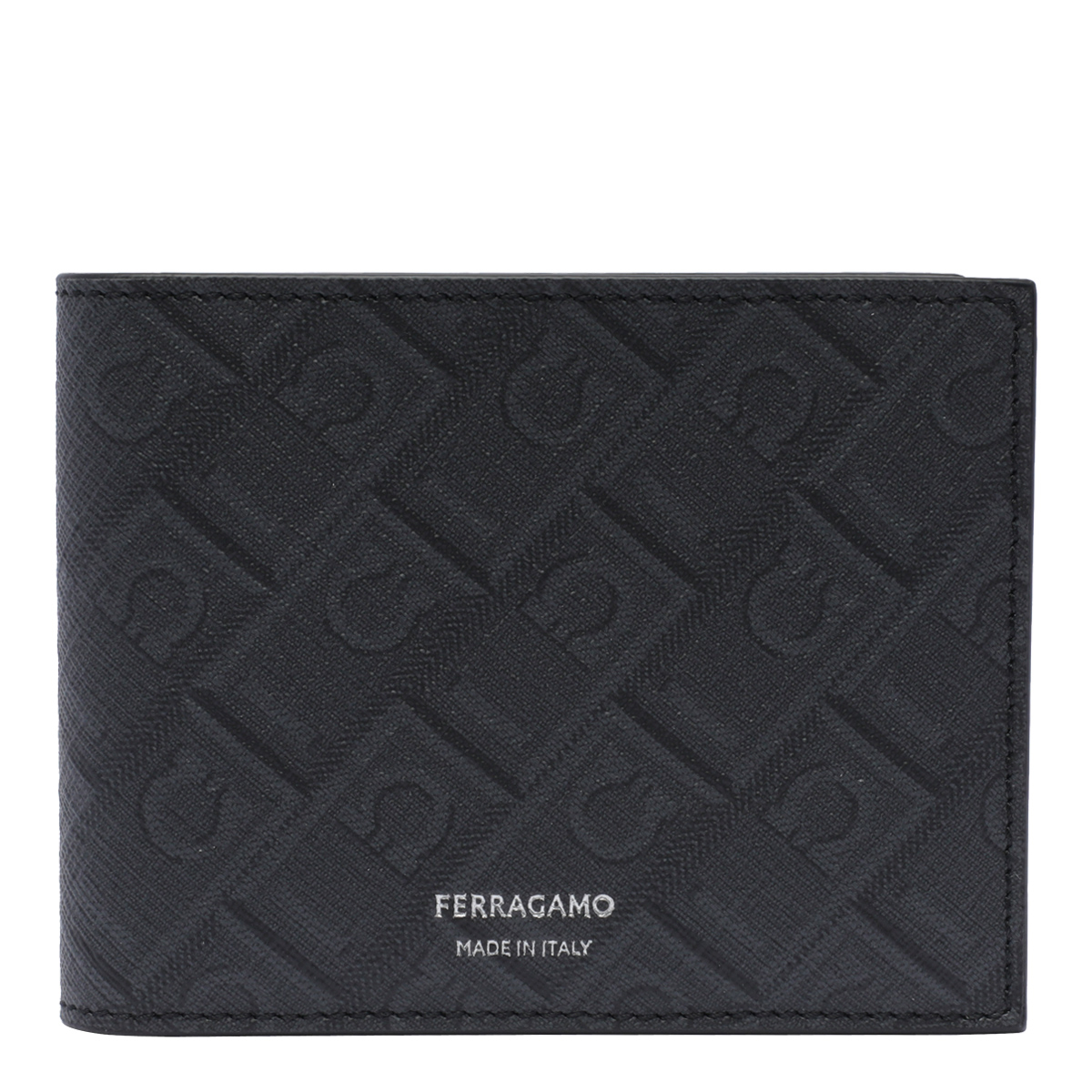 [Salvatore Ferragamo] Wallet FW26 780328661550NERO/GRIGIO