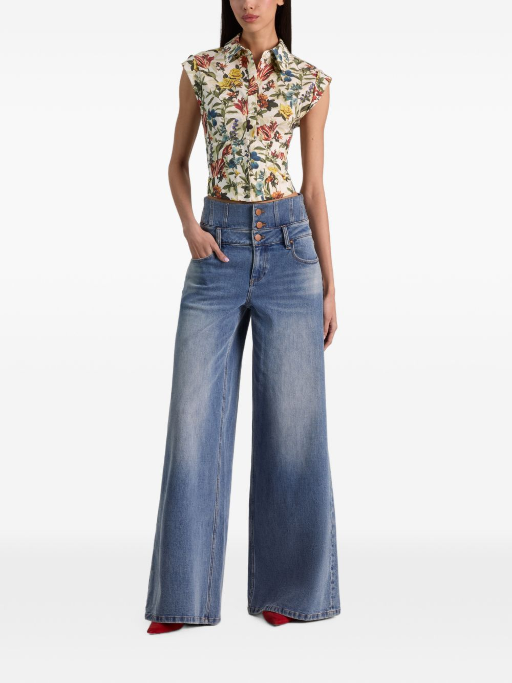 [Alice + Olivia] Shirts Sleeveless FW26 CC606P35024E256