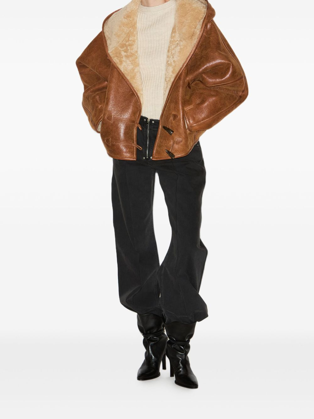 [Isabel Marant] Leather Jacket FW26 MA0296FA-C3A03I50CO