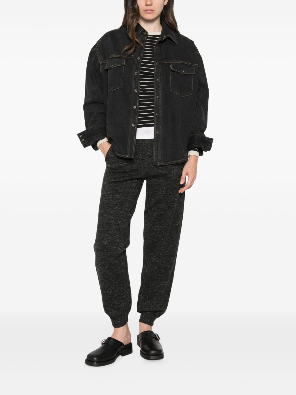 [Marant Etoile] Trousers FW26 PA0105FC-D3L05E01BK