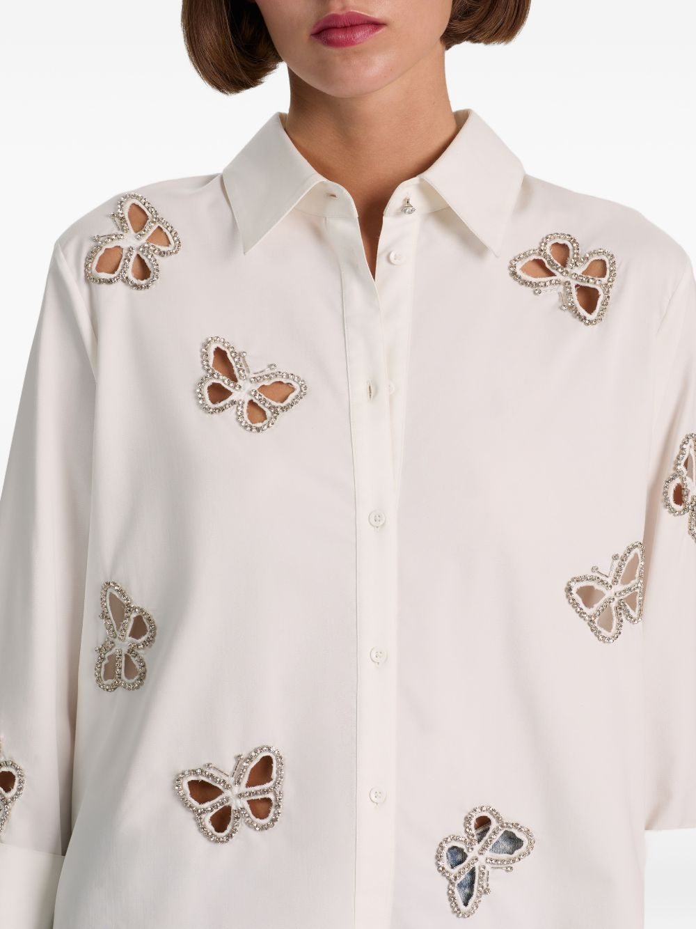 [Alice + Olivia] Shirts Long Sleeve FW26 CC606E15031T267