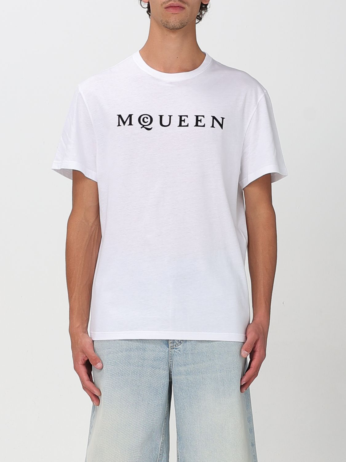 [McQueen] T-shirts Short Sleeve FW25 828420QTADD 0909