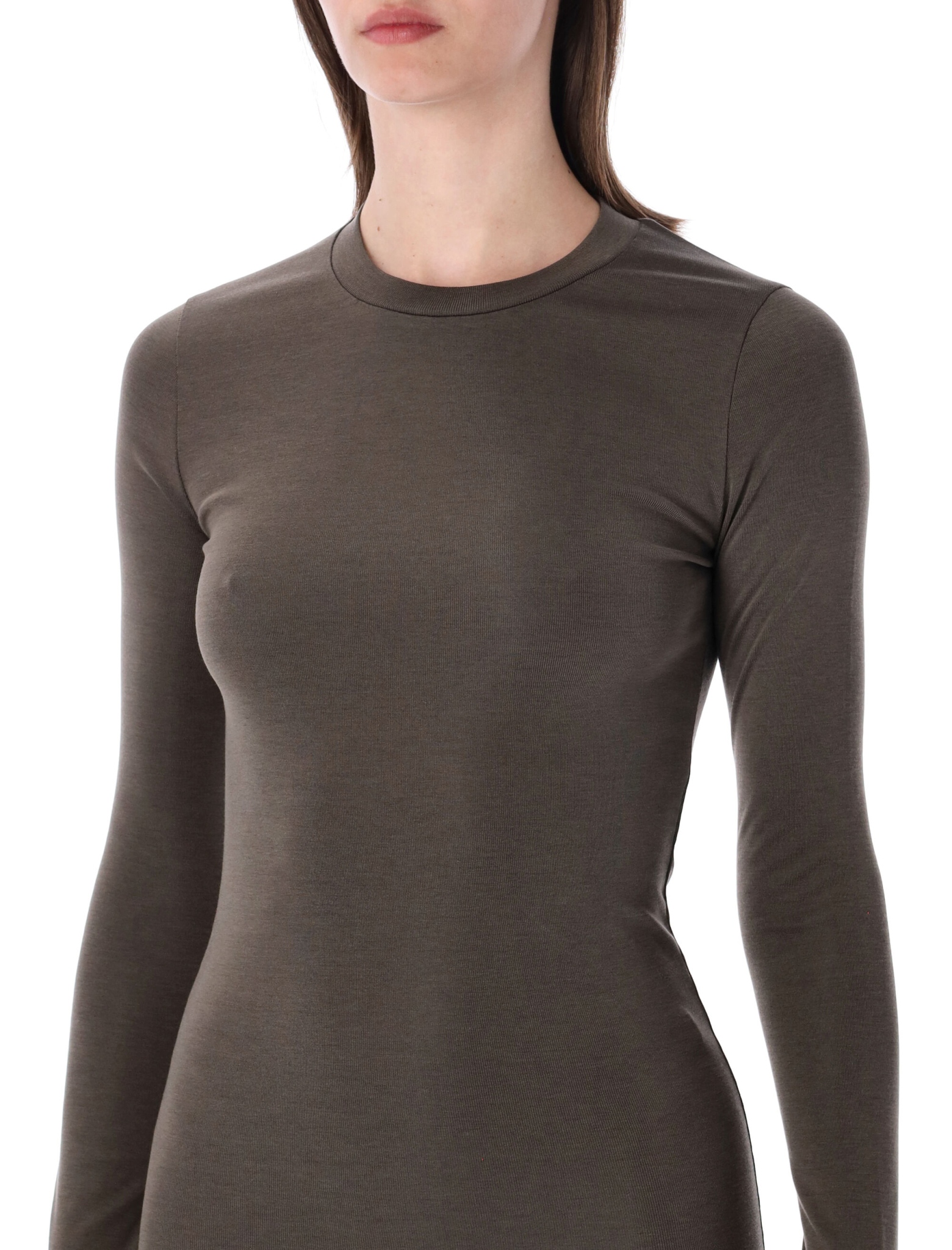 [Fear Of God Essentials] Long sleeve dress SS26 125SP267442FWBROWN