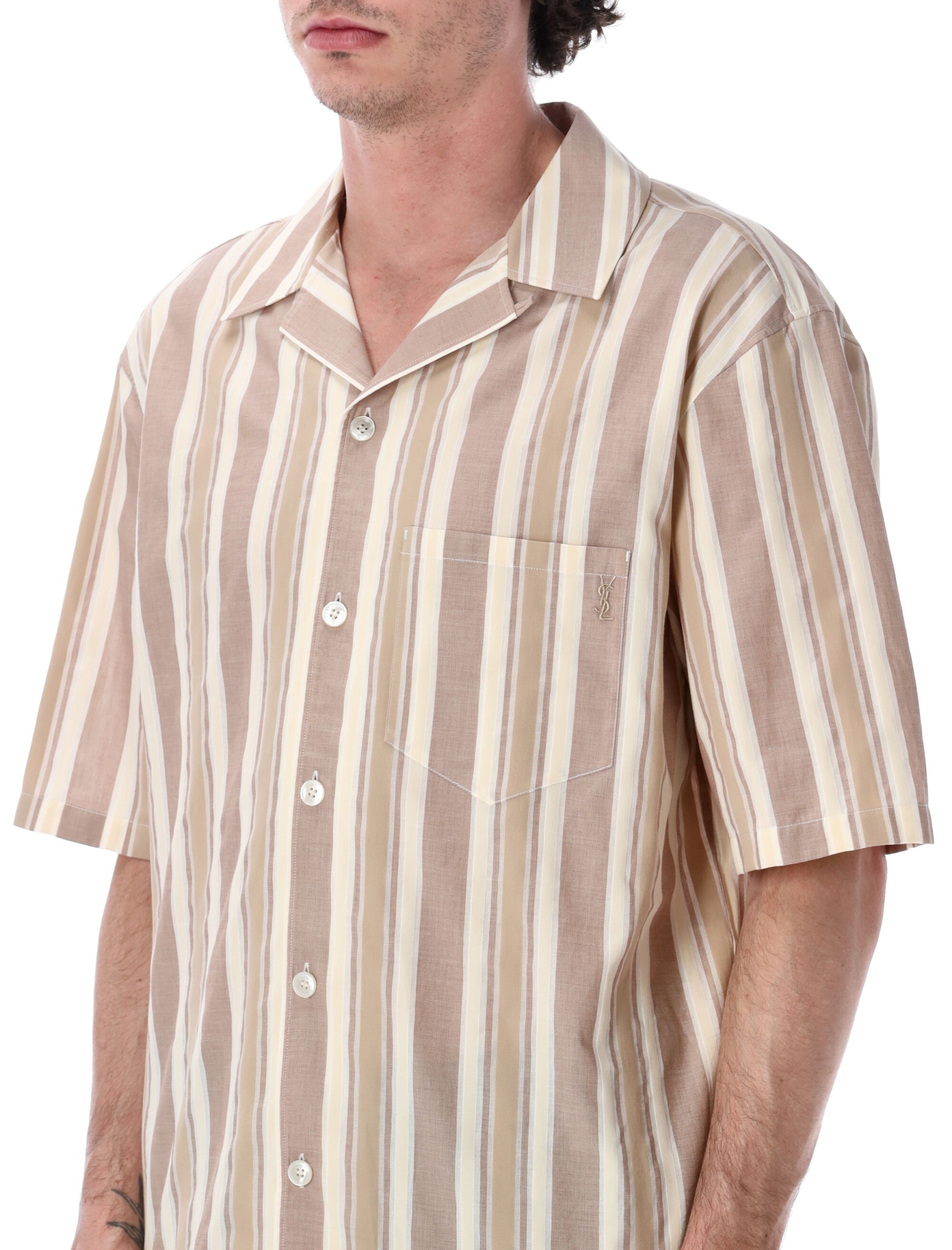 [Saint Laurent] Shirts Short Sleeve SS26 859775Y2N582726