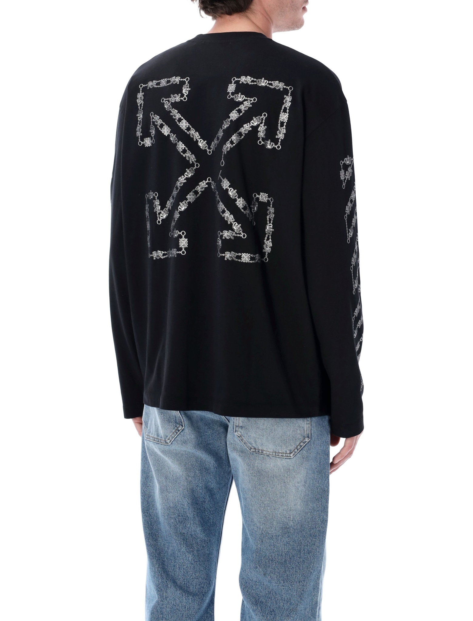 [Off-White] T-shirts Long Sleeve SS26 OMAB09CS26JER0010001