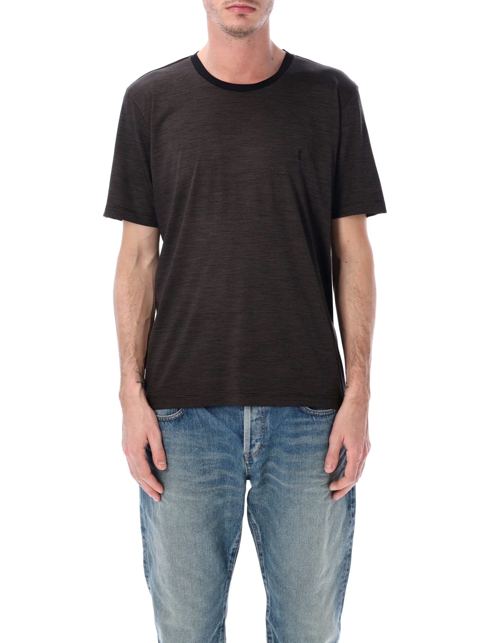 [Saint Laurent] T-shirts Short Sleeve SS26 858314Y38AS1079