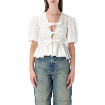 [GANNI] Shirts Short Sleeve SS26 W03096977151