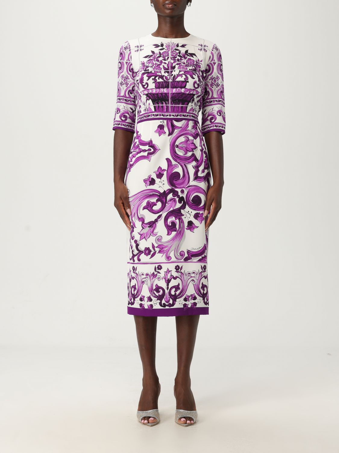 [Dolce & Gabbana] Short sleeve dress FW25 F6EAJTHPAEL IP3TN