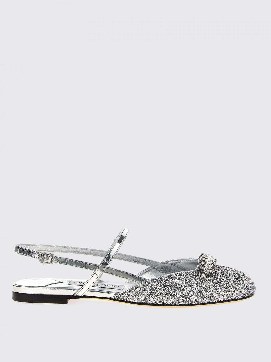 [Jimmy Choo] Flat shoes FW25 BELINDASBFLATJDP SILVER/SILVER